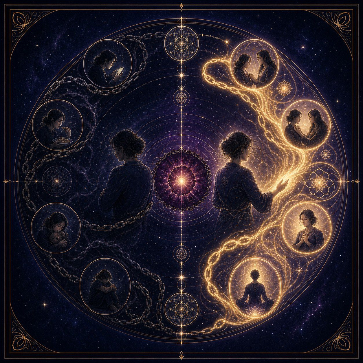 From Avoidance to Healing. A pattern changes when the one carrying it turns toward its cause.