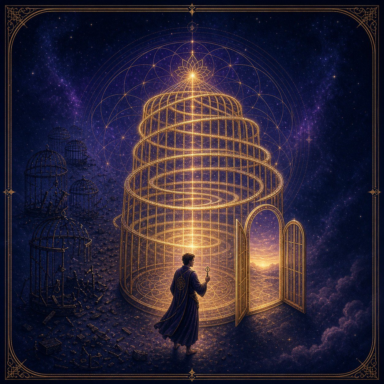 The Cage Called Seeking. The search for freedom can become the final room of the prison.